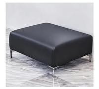 LIKANGLONGJU Fauteuil Carré Banc, Banquette, en Tissu PU Et Mousse, Facile À Nettoyer, Idéal pour Le Salon, La Chambre Ou Le Bureau(Black)