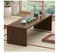 LIKANGLONGJU Table Basse Japonaise en Bois Massif, Coffee Table à thé Tatami, Hauteur 31 Cm, Capacité de Charge 70 Kg, Idéale pour Les Baies Vitrées(Brown,40x30x31cm/16x12x12in)