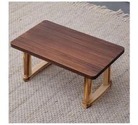 LIKANGLONGJU Table Basse Japonaise en Bois Massif, Coffee Table Basse pour Tatami, avec Une Capacité de Charge de 40 Kg, pour la Chambre à Coucher, Marron(50x30x22cm/20x12x9in)