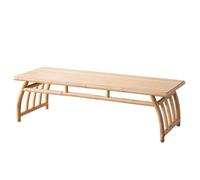 LIKANGLONGJU Table Basse Japonaise en Bois Massif, Coffee Table, Idéale pour la Dégustation du thé et Recevoir des Invités, Charge 60 Kg(80x35x45cm/31x14x18in)