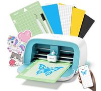 Likcut Glee S501 Mini Plotter de Découpe avec Rangement Intégré | Machine Intelligente Portable avec Kit Débutant, pour Vinyle Thermocollant, Vinyle Permanent, Papier Cartonné & Stickers