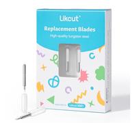 Likcut Lot de 2 lames de remplacement 45 degres pour Glee S501 et S41 | Lames de Coupe de Haute Précision pour Vinyle et Papier, Accessoire Plotter de Découpe
