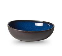 like. by Villeroy and Boch - Bol Lave Bleu, 600 ml, Charmant Bol de Taille Moyenne en Grès pour des Salades Croquantes, Résistant au Lave-Vaisselle et au Micro-ondes