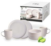 Villeroy & Boch Ensemble petit‑déjeuner Crafted Cotton 6 pièces Blanc