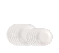 like. by Villeroy & Boch Essential White Ensemble d’assiettes, 12pcs EC