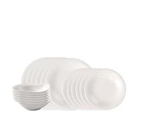 like. by Villeroy & Boch Essential White Set de dîner, 18 pièces EC