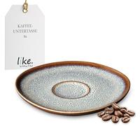 like. by Villeroy & Boch - Lave gris sous-tasse à café en grès, résistante au lave-vaisselle
