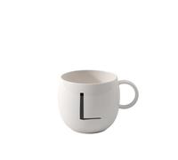 like. by Villeroy & Boch - Letters mug L, 380ml, Porcelaine Premium, blanc 10-1620-6111