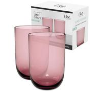 like. by Villeroy & Boch - Like Grape Verre À Long Drink, Ensemble De 2 Pièces, Verre Coloré Raisin, Contenance 385 Ml