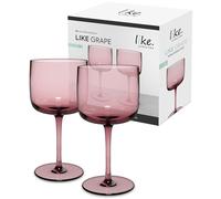 like. by Villeroy & Boch - Like Grape Verre À Vin, Ensemble De 2 Pcs, Verre Coloré Raisin, Contenance 270 Ml