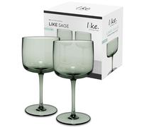 like. by Villeroy & Boch - Like Sage Verre À Vin, Ensemble De 2 Pcs, Verre Coloré Vert, Contenance 270 Ml