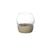 like. by Villeroy & Boch - Perlemor Bougeoir Chauffe-Plat Beige, Bougie, Bougie Table, Cristallin-Béton