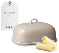 like. by Villeroy & Boch Perlemor Home - Beurrier, beige, en porcelaine haut de gamme