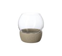like. by Villeroy & Boch - Perlemor Photophore Beige, Bougie Table, Bougeoir, Cristallin, Béton