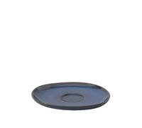 Like. by Villeroy & Boch - Soucoupe à café en grès Bleu lavée passe au lave-vaisselle