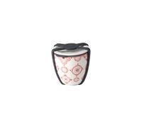 like. by Villeroy & Boch To Go Rosé Bol S, 4 pièces, Porcelaine Premium/Silicone, Blanc/Rose