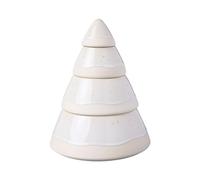 like. by Villeroy & Boch Winter Glow Boîte Sapin, Boîte À Biscuits De Noël En Porcelaine Premium