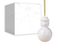 like. by Villeroy & Boch Winter Glow - ornement bonhomme de neige 9 x 5 x 7,5 cm ø