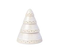 like. by Villeroy & Boch Winter Glow Photophore Sapin, Décoration De Noël En Porcelaine Premium