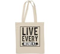 Like Every Moment Sac fourre-tout en coton naturel Blanc