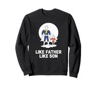 Like Father Like Son Proud Dad Proud Dad Amateur de parentalité Sweatshirt