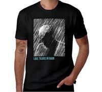 Like Tears in Rain T-Shirt Hippie Clothes Football Essential for Men Cotton Hort Sleeve Clothing Adult