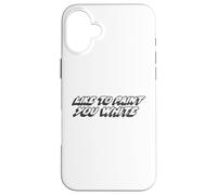 Like to Paint You White | Humour drôle de Blague Coque pour iPhone 16 Plus