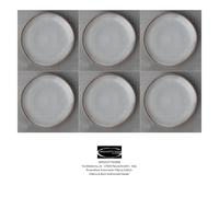 Like Villeroy & Boch - Lave Beige Set 6 Vaisselle Fruit / Petit Déjeuner CM 23