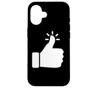 Likeable Thumbs Up Clothing | Drôle & Cute Like Button Coque pour iPhone 16
