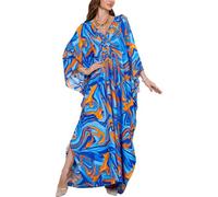 LikeJump Femmes Bohème Cardigan Maillots de Bain Kimono Caftan Bikini Cover Ups Robe de Plage Maxi