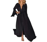 LikeJump Femmes Bohème Cardigan Maillots de Bain Kimono Caftan Bikini Cover Ups Robe de Plage Maxi