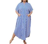 LikeJump Femmes Robe Boho de Plage Maxi Caftan Cache-Maillot Sarong Maillot de Bain Cover Ups