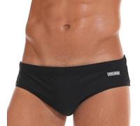 LikeJump Hommes Low Rise Maillots De Bain Natation Slip Conseil Surf Shorts troncs Maillots De Bain Bikini Bas, schwarz., XXL