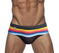 LikeJump Maillot de bain pour homme taille basse, slip ou short, pour la natation et le surf, et noir., L
