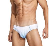 LikeJump Maillots de bain pour homme à taille basse, maillots de bain, short de surf, short de plage, caleçon, maillot de bain, fond de bikini, B1 blanc., XXL