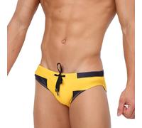 LikeJump Short de bain pour homme, ensemble de maillots de bain, short de surf, short de planche, maillot de bain, fond de bikini, b jaune, XXL