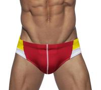 LikeJump Short de bain pour homme, maillots de bain, short de surf, maillots de bain bikini bas, Rouge A1, XXL