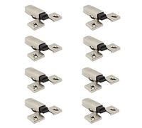 LIKERAINY Amortisseur de Boîtier de Charnière Butée de Ferrage Soft Close Système de Porte à Visser au Niveau de la Charnières avec Silent Plein Recouvrement Lot de 8