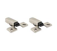 LIKERAINY Amortisseur de Boîtier de Charnière Butée de Ferrage Soft Close Système de Porte à Visser au Niveau de la Charnières avec Silent Plein Recouvrement Lot de 2