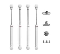 LIKERAINY Porte Armoire de Cuisine Vérin à Gaz 100N Relevable Ressorts à Gaz Rester Charnière Amortisseur Pistons Pneumatique Soutien pour Levage Portes Meuble Lot de 4