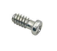 LIKERAINY Vis à Euro en Acier 6,4 x 14 mm Fixations pour Meubles avec Filetage Diamètre D'alésage 5 mm Vis Assemblage pour Charnières de Placard Vis Cruciforme 50 Pièces