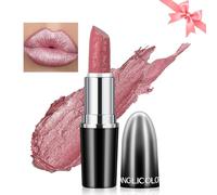 Likesing 1 Pièces Rouge a Levre Pailleté Longue Tenue Rouge a Levre Nude Rose Rouges à Lèvres Sans Transfert Brillant à Lèvres Rouge Lip Gloss Lipstick Kit Coffret Cadeau Femme Maquillage (11, 1)
