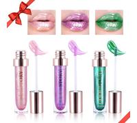 Likesing 3 Pièces Lot Rouge a Levre Pailleté Blanc Longue Tenue Rouge a Levre liquide Rose Sans Transfert Rouges à Lèvres Brillant à Lèvre Rouge Lip Gloss Lipstick Maquillage Femme Cadeau Anniversaire