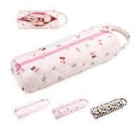 Likesing Dy'son Airwrap Sac de voyage matelassé pour sèche-cheveux La1fen/Sha'rk Flexstyle/Dy'son Airwrap/Super's0nic avec fer à friser, cadeau pour amis (imprimé cerise)