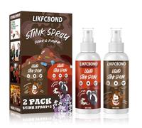 LIKFCBOND Spray Puant Extra Fort - Farces et Blagues - 2 Pièces, 50ML | Spray Puant à L'odeur Horrible - Spray Puant Liquide pour Les Amateurs Farce - Spray Puanteur pour Adultes, Farces et Blagues