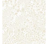 LiKiLiKi Beige Papier Peint Fleuri Papier Peint Autocollant 44x600 cm Vintage Fleurs Papier Peint à Motifs Imperméable à L'Eau Papier Peint Vinyle pour Chambre à Coucher Salon Salle de Bains