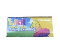 Likit Treat Bar Barres à friandises Banana Lot de 24 Bananes Mixte, Transparent, 90 g (Pack of 1)
