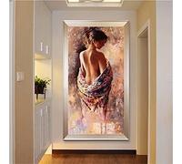Likixin DIY 5D Broderie Diamant, femme sexy Diamond Painting Full Drill Kits, Peinture par Numéros pour Adultes, Cristal Broderie au Point de Croix Arts Créatifs Toile Décoration Murale 50x100cm
