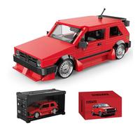 LIKLIKLINK Technik Speed Champions Golf MK2, 314 Pièces Véhicule Jouet Modèle à Construire, Échelle 1:32 Voiture de Sport Blocs Course Construction Jeu de Maquettes Jouet en Blocs