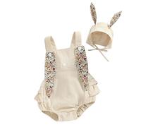 LIKPOJA Tenue de lapin pour nouveau-né garçon et fille avec oreilles de lapin et chapeau de Pâques - Cadeaux de Pâques pour bébés (A7, 12 à 18 mois), Lapin A7, 12-18 mois